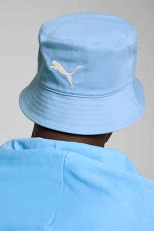 Manchester City ftblESSENTIALS Bucket Hat, Team Light Blue-PUMA White, extralarge-GBR