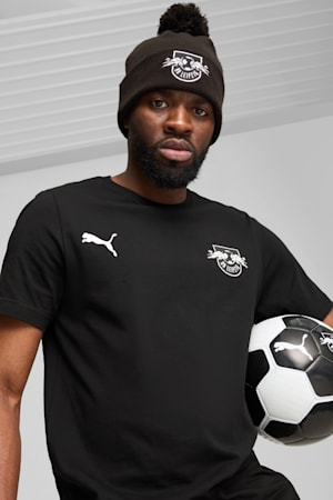 RB Leipzig ftblESSENTIALS Pom Pom Beanie, PUMA Black-PUMA White, extralarge-GBR