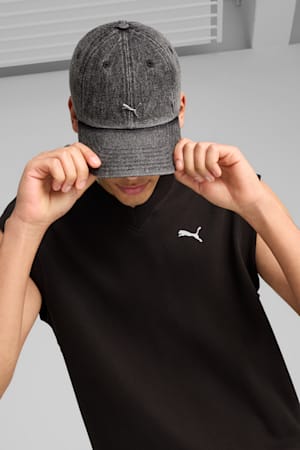 WARDROBE ESS Metal Dad Cap, PUMA Black, extralarge-GBR
