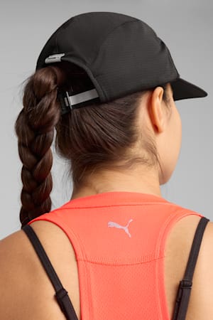 Running Packable 5 Panel Cap, PUMA Black, extralarge-GBR