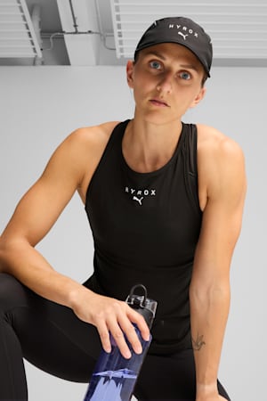 PUMA x HYROX Short Visor 5-Panel Cap, PUMA Black, extralarge-GBR