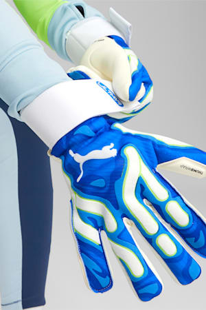 ULTRA Ultimate Hybrid Goalkeeper Gloves, Ultra Blue-PUMA White, extralarge-GBR