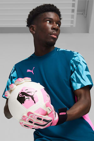ULTRA Ultimate Hybrid Goalkeeper Gloves, Poison Pink-PUMA White-PUMA Black, extralarge-GBR