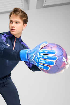 FUTURE Match Goalkeeper Gloves, Bluemazing-Sunset Glow-Electric Peppermint, extralarge-GBR