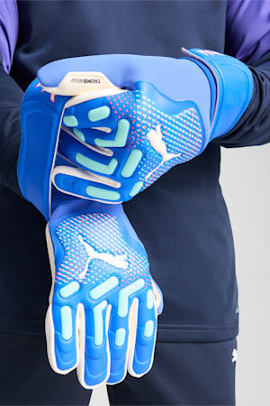 FUTURE Match Goalkeeper Gloves, Bluemazing-Sunset Glow-Electric Peppermint, extralarge-GBR