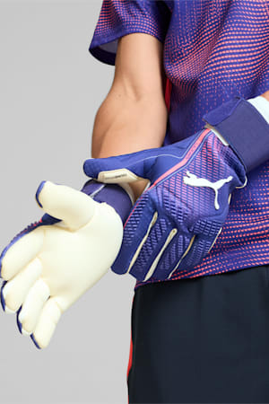 ULTRA ULTIMATE Hybrid Goalkeeper Gloves, Lapis Lazuli-Sunset Glow, extralarge-GBR