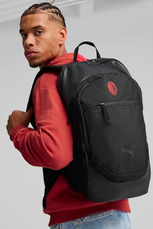 A.C. Milan teamFinal Backpack, PUMA Black-PUMA Gold, extralarge-GBR