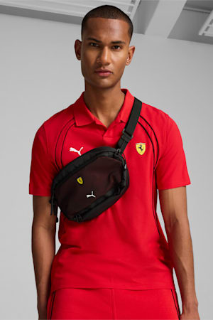 Scuderia Ferrari Race Waist Bag, PUMA Black, extralarge-GBR