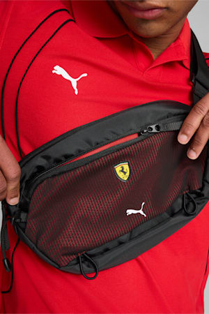 Scuderia Ferrari Race Waist Bag, PUMA Black, extralarge-GBR