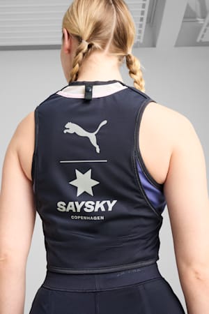 PUMA x SAYSKY Running Vest Unisex, PUMA Black, extralarge-GBR