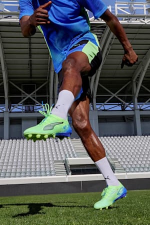 ULTRA 5 ULTIMATE FG Football Boots Unisex, Fizzy Apple-PUMA White-Bluemazing, extralarge-GBR