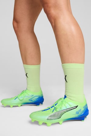ULTRA 5 ULTIMATE FG Football Boots Women, Fizzy Apple-PUMA White-Bluemazing, extralarge-GBR