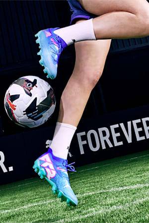 FUTURE 7 ULTIMATE FG/AG Football Boots Women, Bluemazing-PUMA White-Electric Peppermint, extralarge-GBR