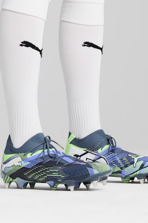 FUTURE 7 ULTIMATE MxSG Football Boots Unisex, Gray Skies-PUMA White-Fizzy Apple, extralarge-GBR
