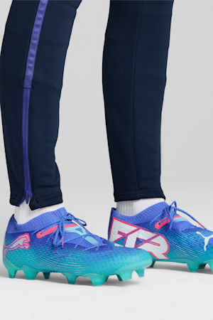 FUTURE 7 ULTIMATE Low FG/AG Football Boots, Bluemazing-PUMA White-Electric Peppermint, extralarge-GBR
