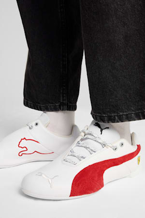 Puma red motorsport shoes top