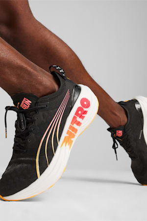 ForeverRun NITRO™ Men's Running Shoes, PUMA Black-Sun Stream-Sunset Glow, extralarge-GBR