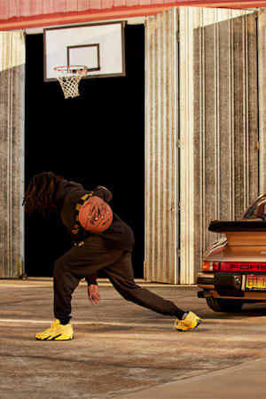 MB.03 Porsche Legacy Basketball Shoes, Sport Yellow-PUMA Black, extralarge-GBR