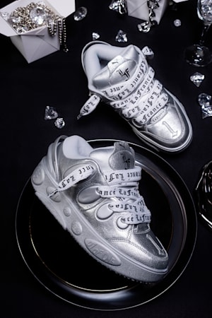 LaFrancé Chrome Sneakers Unisex, Silver Mist-Puma Silver-PUMA Black, extralarge-GBR