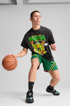 PUMA HOOPS x TMNT MB.01 Baxter Stockman Basketball Shoes Unisex, PUMA Black-PUMA Red, extralarge-GBR