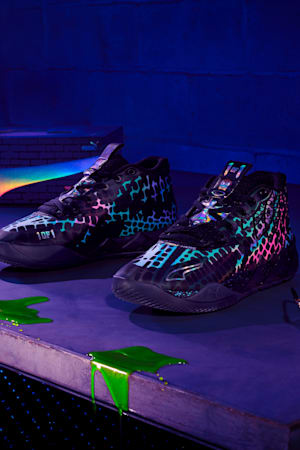 PUMA HOOPS x TMNT MB.01 Baxter Stockman Basketball Shoes Unisex, PUMA Black-PUMA Red, extralarge-GBR