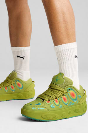 PUMA HOOPS x LAFRANCÉ Heatmap Sneakers Unisex, Sea Kelp-Jade Frost, extralarge-GBR