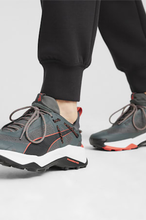 Explore NITRO™ Men's Hiking Shoes, Mineral Gray-PUMA Black-Active Red, extralarge-GBR