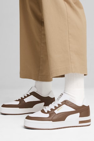 CA Pro Classic Trainers, PUMA White-Espresso Brown-Puma Team Gold, extralarge-GBR