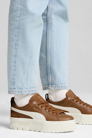 Puma brown platform trainers outlet