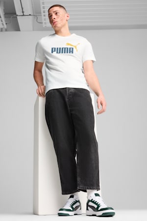 Rebound V6 Low Sneakers, PUMA White-PUMA Black-Dark Myrtle, extralarge-GBR