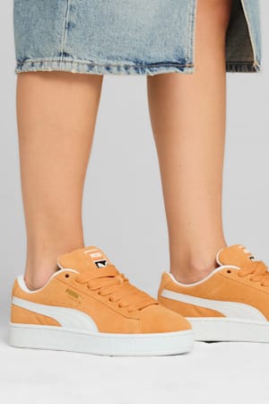 Suede XL Sneakers Unisex, Bright Melon-PUMA White, extralarge-GBR