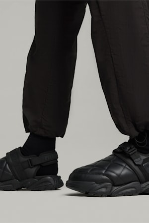 PUMA x PLEASURES TS-01 Quilt Sandals, PUMA Black, extralarge-GBR