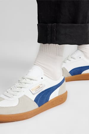 Palermo Leather Sneakers Unisex, PUMA White-Vapor Gray-Clyde Royal, extralarge-GBR