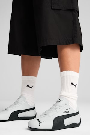 Speedcat Leather Sneakers Unisex, PUMA White-PUMA Black, extralarge-GBR