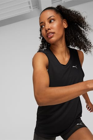 RUN FAVOURITE Running Tank Top Women, PUMA Black, extralarge-GBR