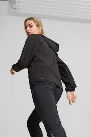 RUN FAVOURITE Hood Woven Jacket Women, PUMA Black, extralarge-GBR