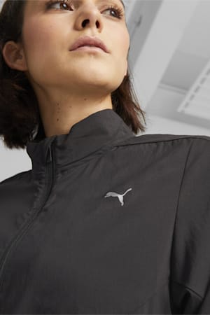 RUN FAVOURITE Woven Running Jacket Women, PUMA Black, extralarge-GBR