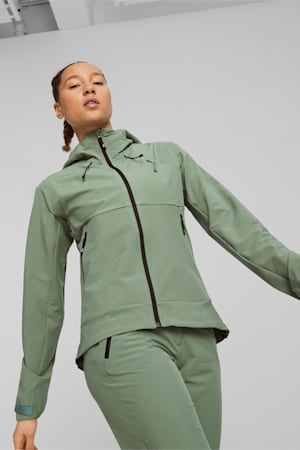 SEASONS Softshell Women's Running Jacket, Eucalyptus, extralarge-GBR