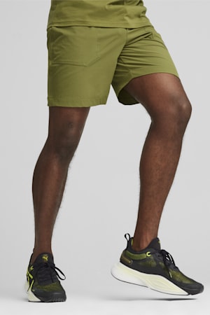 M Concept 8” Men's Training Woven Shorts, Olive Green, extralarge-GBR