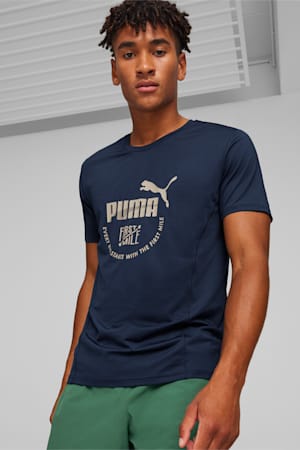 PUMA x FIRST MILE Running Tee, Club Navy, extralarge-GBR