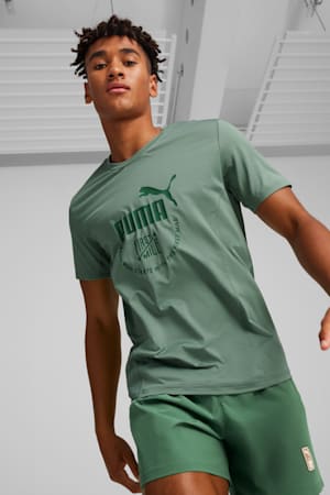 PUMA x FIRST MILE Running Tee, Eucalyptus, extralarge-GBR