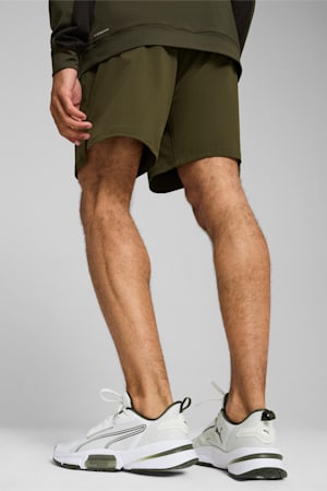 ENERGY 7-Stretch Woven Shorts Men, Dark Olive, extralarge-GBR