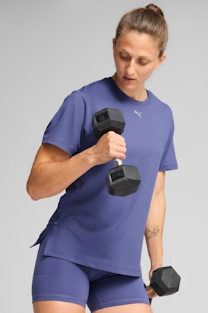 CLOUDSPUN Tee Women, Blue Crystal, extralarge-GBR