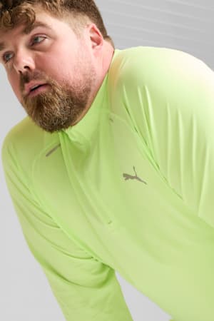 PUMA RUN CLOUDSPUN Quarter-Zip Top Men, Fizzy Apple, extralarge-GBR
