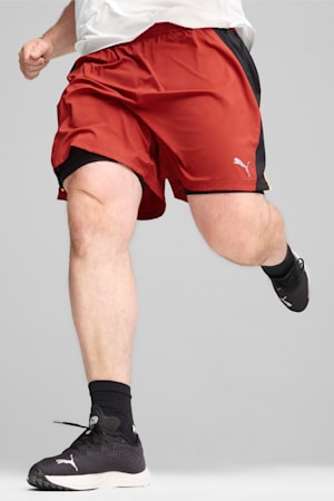PUMA RUN Fav Velocity 2-in-1 Shorts Men, Mars Red-PUMA Black, extralarge-GBR