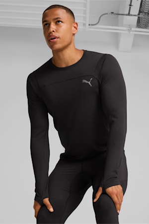 SEASONS Long Sleeve Tee Men, PUMA Black, extralarge-GBR