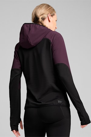 SEASONS Hybrid Half Zip Women, PUMA Black-Midnight Plum, extralarge-GBR