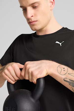 TAD ESSENTIALS Solid Cat Tee Men, PUMA Black, extralarge-GBR