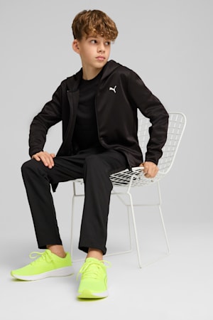 Train All Day Essentials Full-Zip Jacket Youth, Puma Black, extralarge-GBR