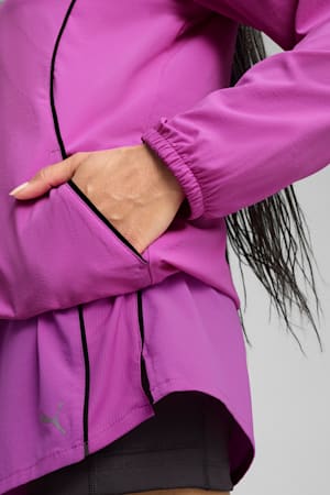 VELOCITY Woven Running Jacket Women, Wild Berry, extralarge-GBR